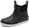 Jesindr Stivali Gomma Uomo Da Pioggia, Stivali Da Pesca, Antiscivolo Leggere Comode Shorty Boots, Impermeabile Nero Scarpe Da Giardino