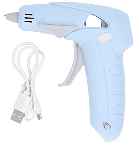 Hot Glue Gun for Crafting with Anti Drip Nozzle Cordless Hot Met Glue Gun for DIY Arts Crafts Gift Home Quick Repairs School Festival Decoration