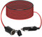 Thlevel 3 Meter kfz Verlängerungskabel Zigarettenanzünder Buchse Stecker Ladegerät Adapter Auto Wasserdicht 20AWG Kabel mit Sicherung für 10A 12V-24V Strom LKW Lieferwagen Wohnmobil