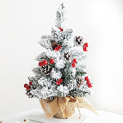 45cm Mini Weihnachtsbaum,Mini Tannenbaum für Tisch,Weihnachtsbaum Miniatur,Mini Weihnachts Baum,Künstlicher Weihnachtsbaum,Weihnachts Baum klein,Christbaum,Weihnachtsdeko