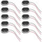 eMagTech 10pcs Minialtavoces de 8 Ohmios 1 W 20x30mm Altavoces Magnéticos de Repuesto Compatible con Raspberry Compatible con MP3 Altavoces de Radio