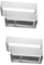 Garneck 2 Sätze Kuchenform Käseformen Schokoladenform Gartenmesser DIY Backwerkzeug Keksform Käsekuchen Mini-ausstecher Mousse-Kreis Mousseform Moussering Aus Edelstahl Silver 2 Stück * 2