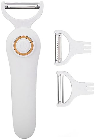 Electric Potato Peeler, Electric Peeler Electric Potato Peeler, Handheld Electric Vegetables and Fruit Peeler, Potato Peeler USB Rechargeable Fruit Vegetables Peeler with 3