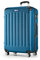MERISH Reisekoffer Koffer Kofferset Trolleys Zwillingsrollen 3tlg. Hartschale in 9 Farben (Petrol, XL)