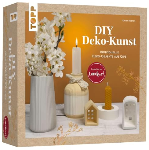 DIY Deko-Kunst. Individuelle Deko-Objekte aus Gips - empfohlen von LandLust