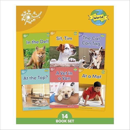 Phonic Books Ltd Phonic Books Dandelion World Stages 1-7 Sounds of the alphabet (Phonic Books Beginner Decodable Readers).