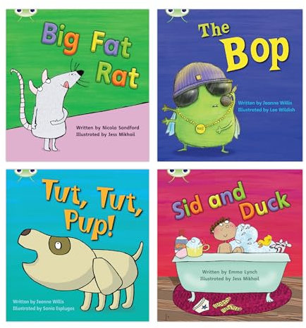 Learn to Read at Home with Bug Club Phonics: Pack 2 (Pack of 4 fiction books) (Phonics Bug)