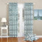 Home Soft Things Serenta Delia Vorhang und Kissen, Bedruckt, 178 x 213 cm, Midnight