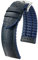 HIRSCH Herren Performance Uhrenarmband Modell Andy 20 mm Schwarz/blau