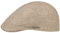 Stetson Texas Linen Flatcap Schirmmütze Leinencap Sommercap Schiebermütze Damen/Herren - Made in The EU mit Schirm, Futter Frühling-Sommer - S (54-55 cm) beige-meliert