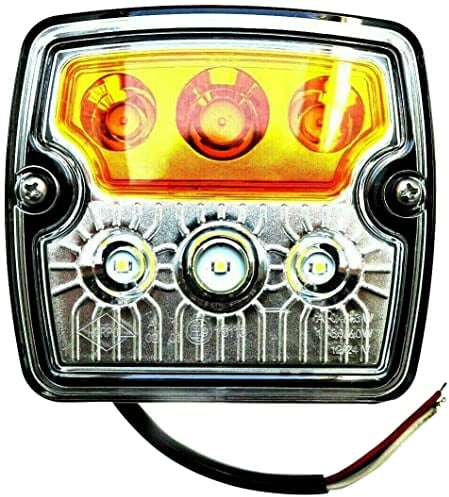 MelTruck LED Blink-Positionsleuchte Standlicht Blinker 12V 24V Anhänger, LKWs, PKWs, Wohnmobile, Wohnwagen, Traktoren, Bagger usw.