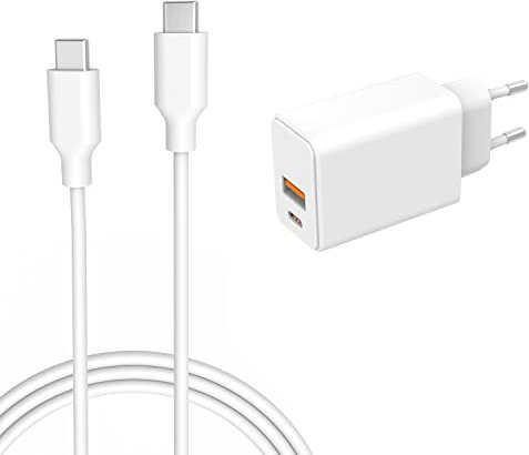 30W 2,3 Mètres Chargeur Compatible avec iPad Pro 2021 2020 2018 11/12,9 1ʳᵉ-2ᵉ-3ᵉ-4ᵉ-5ᵉ M1 Génération, iPad Air 4ᵉ Prise et Câble