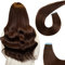AGMITY Tape in Extensions Echthaar, 45cm Dunkelstes Braun 20pcs 50g 18 Zoll Invisible Seidig Gerade Nahtlos Glattes Haar Natürlich Erweiterungen Tape in Remy Haarextensi(45cm #2 Dunkel Braun）