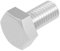 SECCARO Lot de 20 vis à tête hexagonale M12 x 25 mm, en acier inoxydable V2A VA A2, DIN 933 / ISO 4017, à six pans extérieurs