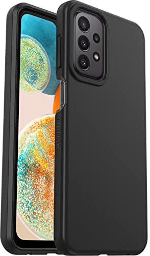 Otterbox Sleek Série Coque pour Samsung Galaxy A25 5G, Antichoc, Anti-Chute, Ultra-Mince, Protection Fine, testé Selon Les Normes Militaires, Noir, Livré sans Emballage