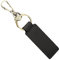 JNNJ Porte-Clés De Voiture, Porte-Clés En Cuir Véritable Pour Voiture, Clé Avec Boucle En D Anti Perte, Cuir Porte-Clés De Voiture Accessoires En Métal Pour Hommes Et Femmes(Noir)