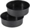 IVEOPPE Juego de 2 Moldes Redondos Para Hornear, Molde Redondo de Acero Inoxidable Con Revestimiento Antiadherente, Adecuado Para Pasteles, Brownies, Tartas, Lasaña (20cm)