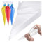 Tezraftaar® 100 x Icing Bags Disposable 21 Clear Cake Pastry Decorating Piping Bags for Cookies Muffins Brownies