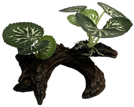 GYWHOOFT Plantes Artificielles D'aquarium, Ornements D'Aquarium Plante De Terrarium Pour Reptiles Branche De Reptile Escalade Animal Plante Faux Reptile Vigne D'aquarium Plantes
