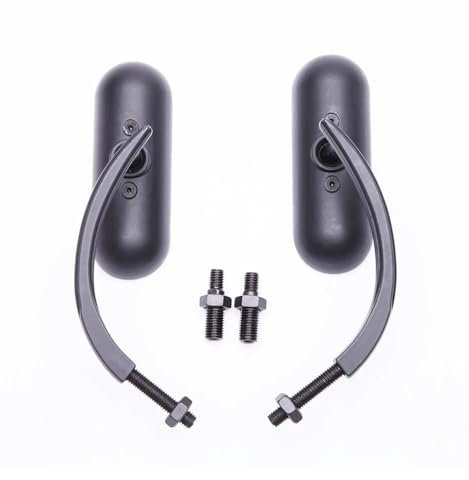 Motorrad Spiegel Für Road Für King Für Street Für Electra Für Forb Für Glide Für Road Für Glide 1982-2020 Motorrad-Rückspiegel Für M8 M10 Für Mini-Spiegel Lenkerspiegel(Black 1 Pair)