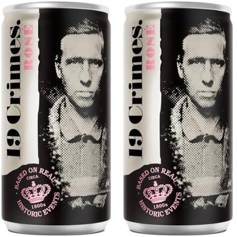 19 Crimes Rose Can 187ml x 12 (Pack of 2)