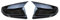 CVZXSDWLL Kompatibel Mit Chevrolet Für Malibu 2012 2013 2014 2015, Auto-Rückseitenspiegel-Abdeckkappe, Außentürgehäuse, Shell-Trim, ABS-Aufkleber Seitenspiegelabdeckung(Bright Black)