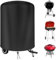 KHAMAL Copertura per barbecue Weber, resistente tessuto Oxford 420D, copertura rotonda per barbecue Weber, 71 x 68 cm
