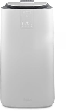 De'Longhi Pinguino GentleJet Inverter – Mobile Klimaanlage 3-in-1 mit Luftentfeuchter & Ventilator, 13000 BTU/h für Räume 130 m³, leiser Betrieb, Energieeffizienzklasse A+, Weiß (PACAP130IGENTLEJET)