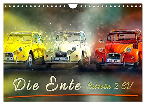 Die Ente - Citroën 2CV (Wandkalender 2025 DIN A4 quer), CALVENDO Monatskalender