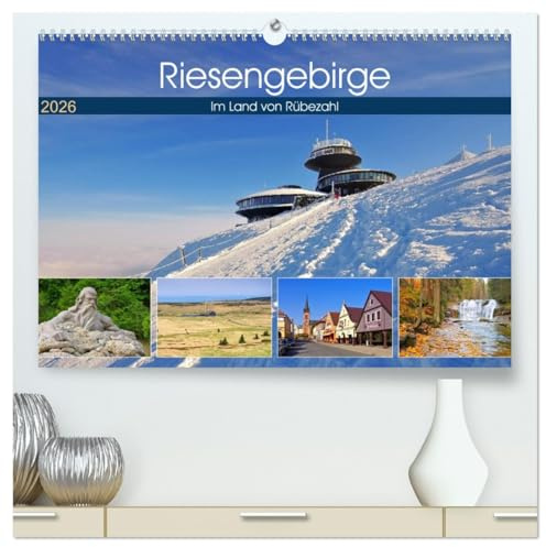 Riesengebirge - Im Land von Rübezahl (hochwertiger Premium Wandkalender 2026 DIN A2 quer), Kunstdruck in Hochglanz: Bilderreise durch das Riesengebirge (CALVENDO Orte)