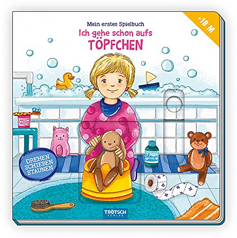 TRÖTSCH - Mein erstes Spielbuch Ich gehe schon aufs Töpfchen | Kinderbuch mit beweglichen Elementen für ein spielerisches Töpfchentraining: Kinderbuch zum Vorlesen und Mitmachen | Ab 2 Jahren