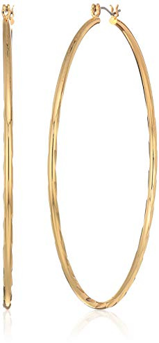 GUESS - Extra große Creolen für Damen mit drehbarer Unterseite, Einheitsgröße, Metall, Nicht zutreffend.