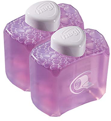 hagi Popo-Schaum: Nachfüllpackung für den automatischen hagi Schaumspender (Doppelpack 2 × 180 ml)