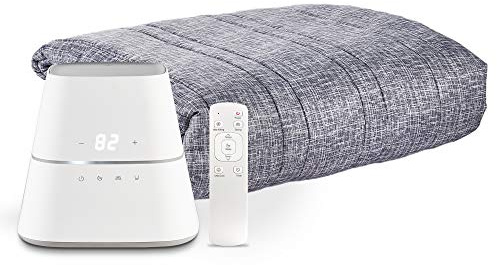 AquaPad CozyFlow Water Heated Mattress Pad, No Electric Wire, All Digital, 5 YR Warranty, AirQuiet and Dual-Tank Technology, ETL Listed, Smart, Hydro Heat Onsu Mat Topper Bed Warmer (Queen)