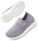 Apawwa Zapatos Transpirables para Niños y Niñas - Zapatillas Deportivas Informales Ligeras para Atletismo ZC30 - Color Morado Talla 22