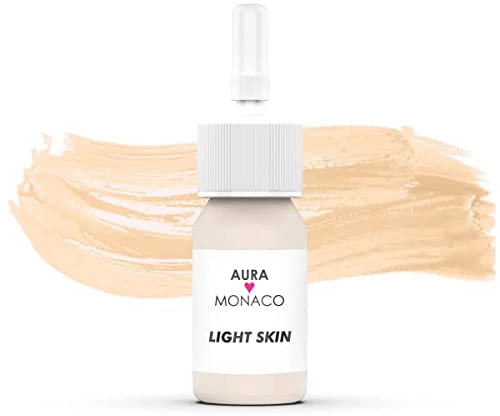 AURA Monaco Permanent Make Up Farbe PMU Farbe Microblading Farbe Powder Brows Pigment REACH-konform dermatologisch getestet made in DE Light Skin Korrekturfarbe Tattoo Farbe