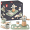 Janod - Kaffee-Spielset - 13 Zubehörteile aus FSC-Holz - Rollenspielzeug - Kaffeeservice für Kinder - Spielzeug aus FSC-Holz - Ab 24 Monaten, J06630