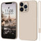 WXX for iPhone 14 Pro Max Case Silicone Camera Protection Ultra Slim Case Soft Gel 14 Pro Max Cover Rubber Lightweight Anti-Scratch Phone Case Compatible for iPhone 14 Pro Max 6.7 Inch Khaki