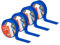 Fixency - 4x Cinta Carrocero Pintura (25 mm x 50 m) I Cinta de Carrocero para Pintura y Renovación I Cinta de Carrocero para Pintar I Cinta de Pintor para Pintar, Barnizar y Renovar I Azul