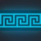 funlife Wallpaper Border Stickers, Self Adhesive Ceiling Molding Borders, Skirting Wall Waist Line for Home DIY Decorative, 10x600cm, Glowing Blue