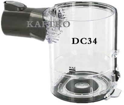 KAFTKO Poubelle d'aspirateur, Remplacement de pièces de Rechange de Poubelle. Compatible for Dyson DC34/DC43/DC44 (Color : DC34)