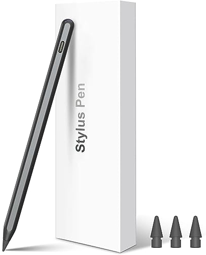 HATOKU Magnetic Wireless Charging Pencil 2nd Generation: Pencil for iPad with Tilt Sensitvity Palm Rejection-Stylus Pen Compatible with iPad 6-11, Air 3-5/Mini 5-6/Pro 11/12.9