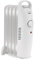 Geepas Mini Oil Filled Radiator Heater 450W | Energy Efficient Electric Heater, Carry handle, Fast Heat Radiation | Adjustable Temperature & Low Running Cost | 2 Year Warranty, 5 Fins, White