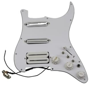 vorverdrahtetes Schlagbrett Vorverdrahtetes Schlagbrett Gitarren-Tonabnehmer Humbucker-Tonabnehmer 5 HSS-Kabelbaum Push-Pull-Einzelschnitt-Set für/Gitarre