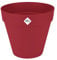 elho Loft Urban Rund 50 - Blumentopf für Außen - Ø 48.5 x H 44.5 cm - Rot/Theaterrot