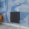 Central Heating Radiator,600x612mm Anthracite Horizontal Flat Single Panel Column Energy-efficient for Morden Multi-Scene
