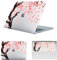 HLAAJJX Coque pour Macbook Air M1 13 Pouces Retina/Touch ID 2020-2018 A2337 A2179 A1932, Plastique Case Rigide Étui & EU Protection Clavierpour Macbook M1 Air 13,Fleurs Roses