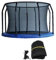 Ersatz-Trampolin-Netzwerk, für 6/8 Bögen, runde Trampoline, Sicherheitsgehäuse Netze für Anti-Fall um das Trampolin-Schutznetz (nur NET)