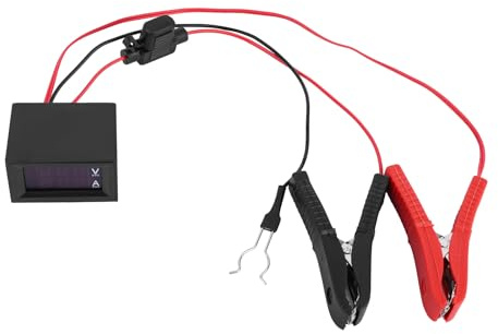BTFO Kfz-Batterieentladungstester, Auto Alternator Autobatterie Tester | mit Digitaler Spannungsanzeige & Klemmen 12V Auto Leckage Detektor zur Erkennung Versteckter Entladungsprobleme