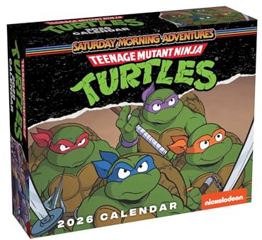 Teenage Mutant Ninja Turtles Comic Art 2026 Day-to-Day Calendar